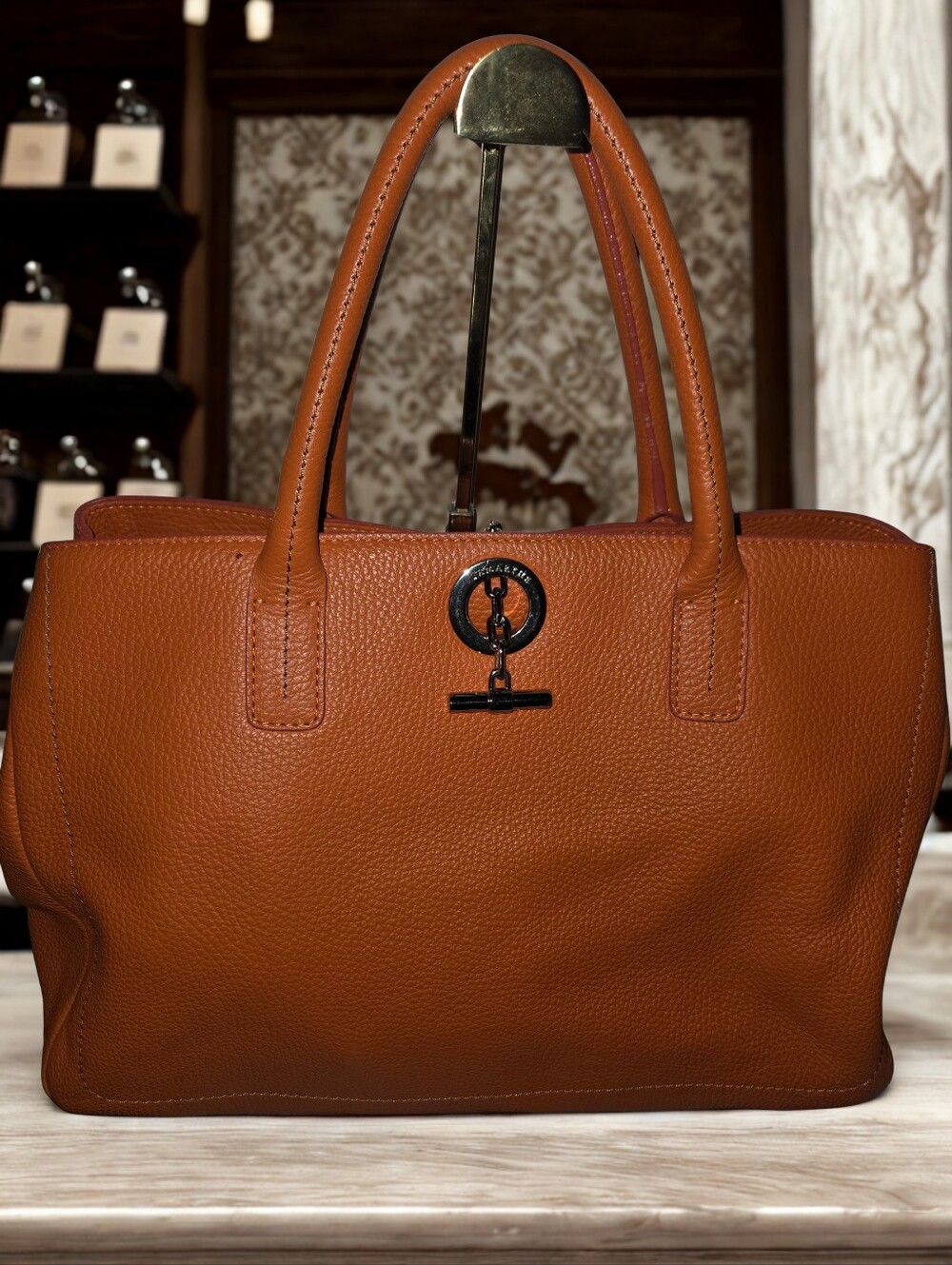 Lamarthe Pebbled Lambskin Shoulderbag
